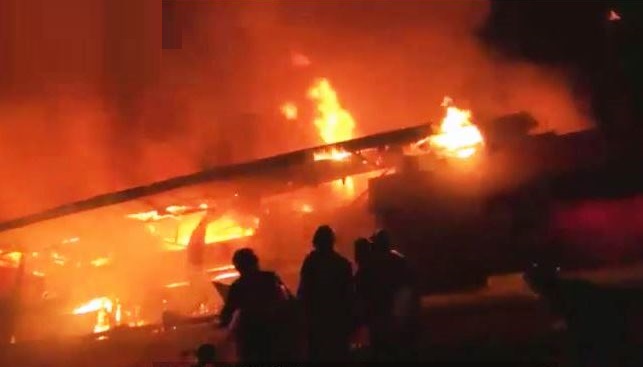 pasar padangpanjang terbakar